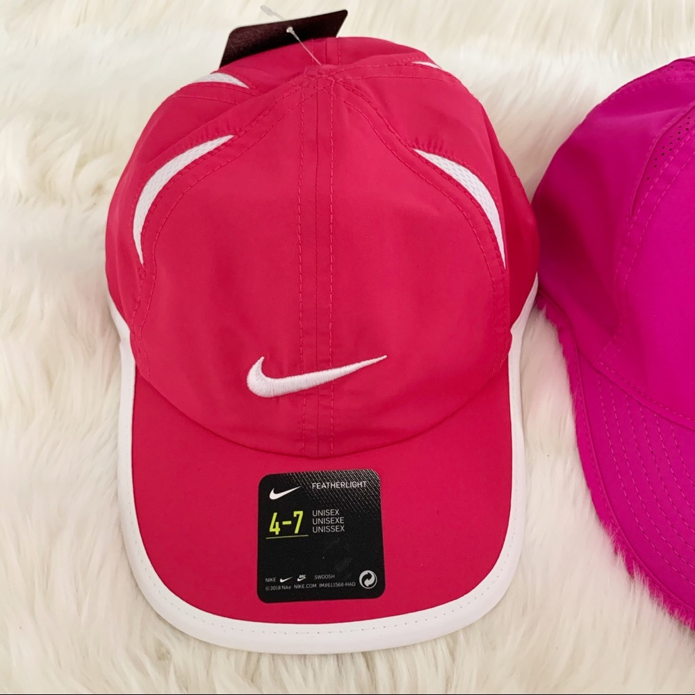 ✔️ NIKE Dri Fit Hat Featherlight Cap Running Hat - Picture 2 of 6